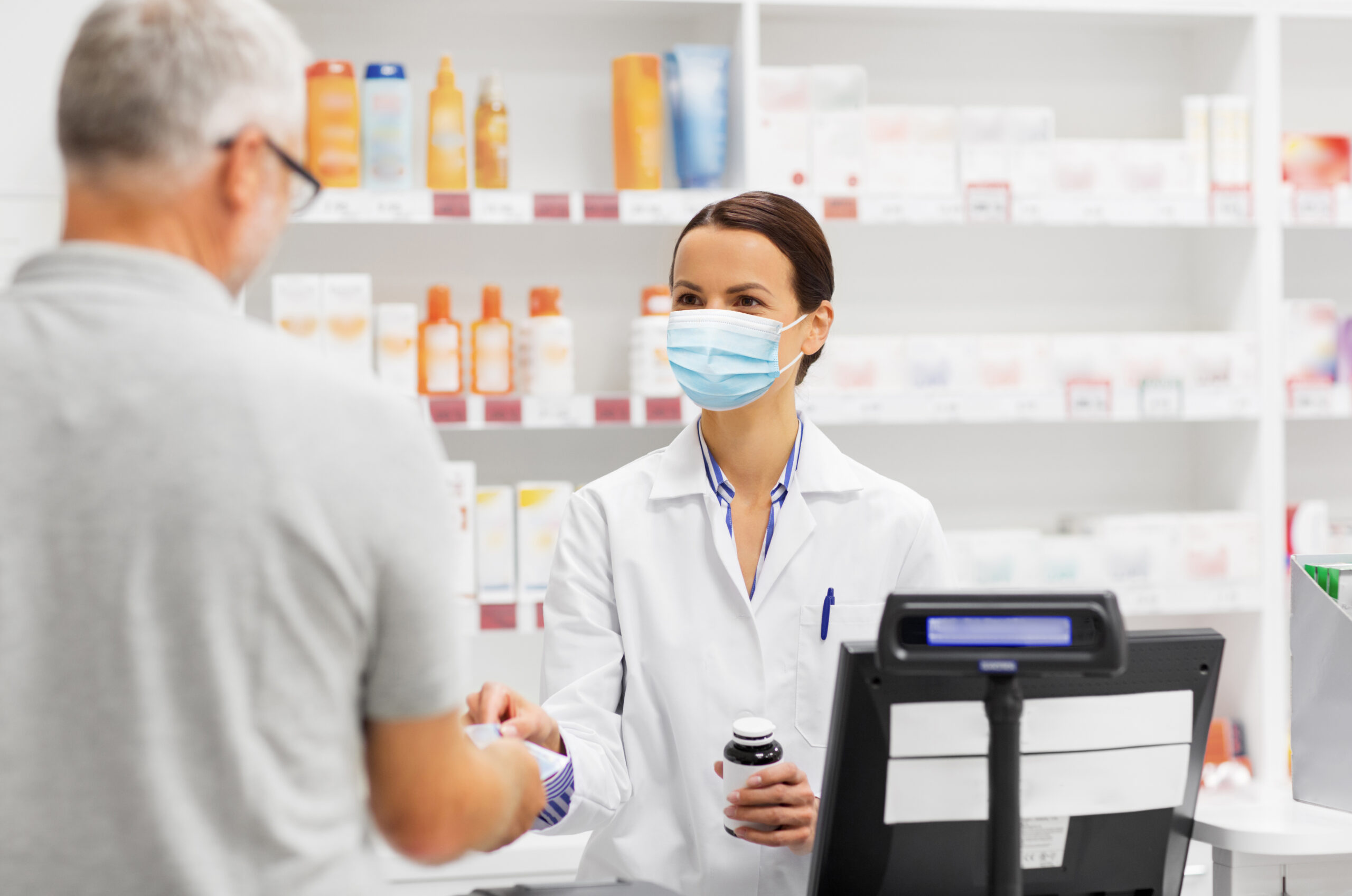 Medicine,,Pharmaceutics,,Health,Care,And,People,Concept,-,Apothecary,Wearing
